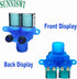 W10240949 Cold Water Inlet Valve, Compatible with Whirlpool Kenmore Washing Machine, Replaces W10921515 W11168740