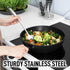 Zulay Kitchen Stainless Steel Cooking Utensil, Durable Kitchen Gadgets, 15" Slotted Spoon