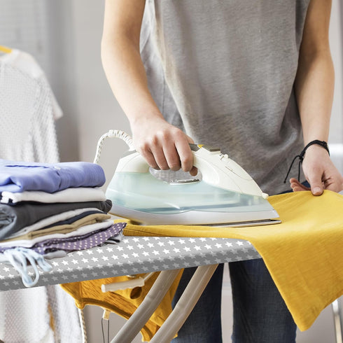 Ironing Board Cover and Pad, Standard Size 15" x 54", 4 Layers Extra Thick, Scorch Resistant with Elastic Edge