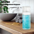 FQDGTFA 4-Piece Set 21.6 Oz 6 Oz Counter, Set Bedside Water Carafe and Glass, Glass Pitcher with Drinking Cup Lid