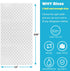 Bloss Fridge Liners, Refrigerator Liners, Easy to Clean Fridge Shelf Liners Non-Slip Refrigerator Mats for Shelves,Cabinet, Drawers, Cupboard(Grid,12"X236") by Bloss