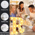 Pooqla LED Marquee Letter Lights, Warm White and Cool White Decorative Lighted Letters, Light Up Alphabet Letters