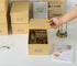 Soul & Lane Kraft Storage Boxes - Set of 6 (3 Large, 3 Medium), Keepsake Memory Organizers with Lids