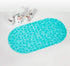 27 14 Inch, WELTRXE Pebbles Bath Mat Oval Non-Slip Bathtub Mat with Suction Cups, Drain Holes for Bathroom Showers