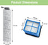Bvhonwe 3882 3883 3967F 3970F 2 Rolls,4 Replacement Parts for Bissell Crosswave Omniforce CrossWave OmniForce OmniFind