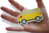 Novel Merk Yellow School Bus Truck Refrigerator Magnets Set, 12 Pieces for Teacher Decorations