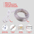 Areful 16ft 360 Red LED Lights, Rope Lights, Flexible and Connectable Strip Lighting, Waterproof for Indoor Outdoor