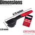 Cast Iron Scrub Brush & Scraper, Heavy Duty Dish Scrubber Brush for Cast Iron Skillets by Chef Master 90058
