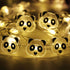 Supergift Panda LED String Lights 10ft 30 LEDs Party Lights Battery Operated Copper