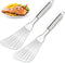 2-Piece Premium Fish Spatula Set, Big Size Stainless Steel Turner for Cooking, Flipping, Frying, and Grilling