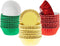 Whaline 300Pcs Foil Metallic Cupcake Liner Baking Cups, Standard Size Treat Cups for Christmas, Weddings, Birthdays,