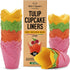 Tulip Cupcake Liners, 160pcs Muffin Liners for Baking by Baker’s Signature, Sturdy, Greaseproof, Easy to Use