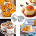 6 Packs Popover Pan, Large Individual Muffin Mold, Aluminium Pudding Cup for Baking Pie, Egg Tart, Cake