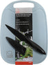 Chef Craft Select Wheat Straw Cutting Board and Knife Set, 10 inch x 7.5 inch, Blue by Chef Craft