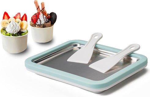 JoyMech Ice Cream Roll Maker Rolled Ice Cream Machine, Sweet Spot Pan, Instant