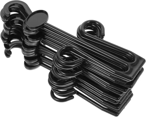 LIOOBO 15PCS Closet Shoe Display Hook Shoes Hanger Organizer Drying Rack Plastic Sneaker Holder Storage for Organizing