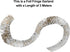 4 Packs 10 Feet Metallic Tinsel Foil Fringe Garland, Christmas Hanging Banner for Wedding, Birthday, Holiday Decorations