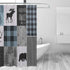 Rustic Shower Curtain Lodge Bear Moose Deer Quick Dry Bath Curtain, Machine Washable Bathroom Accessories (72x72 Inch)