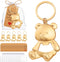 50PCS Bear Bottle Openers Keychain Baby Shower Party Favors Bottle Opener Bears