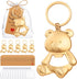 50PCS Bear Bottle Openers Keychain Baby Shower Party Favors Bottle Opener Bears
