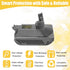 Dyson V10 Battery Adapter Replacement, Upgrade for Dewalt 20V Battery, Works with V10 SV12 Series Vacuum Cleaner