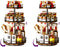 Heavy-Duty 3-Tier Lazy Susan Organizer, Adjustable to Different Heights, Countertop Spice Rack,
