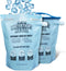 2 Large Leakproof Ice Bags - Reusable Ice Pack for Coolers - Make Cold, Dry Freezer Packs for Drink