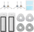 Replacement Parts - Replenishment Kit for NARWAL T10 J1 J2 Robot Vacuum Cleaner, 2 Hepa Filters, 4 Side Brushes, 4 Mop