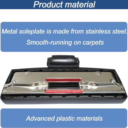 35MM Replacement Vacuum Head Compatible with Miele Vacuum Cleaners| Works on Low-Pile Carpets and All Smooth Floors |