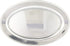 Winco OPL-18 Stainless Steel Oval Platter, 18" x 11.5"