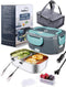 Buddew Electric Lunch Box 80W Food Heater, Portable Lunch Warmer for Car/Truck/Office with Insulated Carry Bag