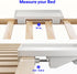 BedShelfie Bedside Shelf for Dorm Room Bunk Bed & Top Bunk, College Dorm Room Essentials, Bedside Caddy, Clip on