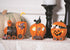 Halloween Pumpkin Express Train Tabletop Decor