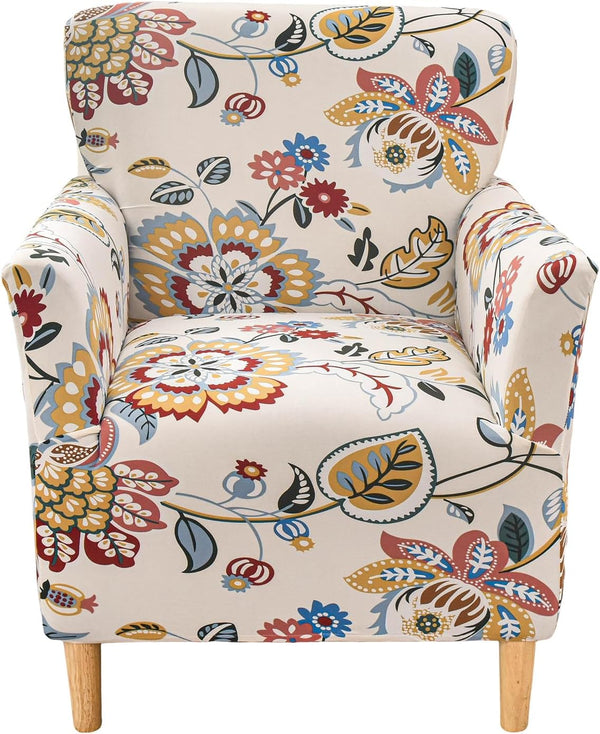 CRFATOP Stretch Modern Banquet Armchair Slipcover 1-Piece Accent Chair Covers with Arms