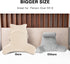 31" Reading Pillow-Extra Large Bed Rest Pillow with Detachable Neck Roll & Arms for Sitting in Bed or Couch-Backrest