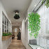 Artificial Hanging Vine - Sweet Potato Leaves Plastic Plants, Faux Ivy Garland, UV Resistant for Indoor Outdoor Garden