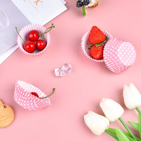 Cupcake Liners for Baking, 100PCS Non Stick Muffin Liners, Greaseproof Paper Baking Cups for Wedding Birthday Party