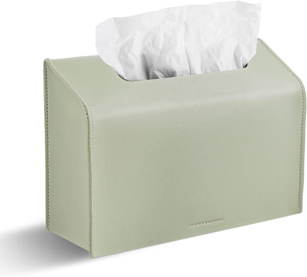 Haecsfl Leather Cover for Disposable Paper Hand Towel Box, Compatible with Kleenex Paper