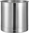 KSENDALO Kitchen Utensil Holder, 7x7inch Large Sturdy Heavy Crock for Kitchen Counter, Silver