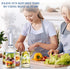 Mason Jar Vacuum Sealer Kit with Accessory Hose for Wide and Regular Mouth Jars, Manual Portable Vacuum Pump and Lid