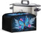 Dust Cover for Slow Cooker, Multi-Cooker Crock Pot Cover with Extra Accessories, Blue Butterfly Flower Design