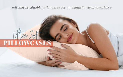 Elegant Comfort 1500 Thread Count Embroidered Egyptian Quality Luxurious Silky Soft Pillowcase, Standard/Queen Size,
