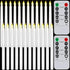 Tuanse 24 Pack Flameless Taper Candles with Remote & Timer, 11" Flickering