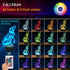 FULLOSUN Wolf Gifts, 3D Night Light for Kids, Optical Illusion Lamp with Remote Controller and 16 Color Changing