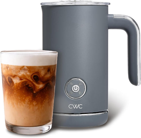 COOK WITH COLOR 4-in-1 Electric Milk Steamer and Frother - 2-Minute Heating