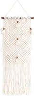 SOLID OAK Macrame Wall Hanger Kit with Chevrons and Tassels