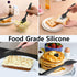 Silicone Spatula Set, 6 Piece Rubber Spatulas, Heat Resistant, Stainless Steel Core for Cooking