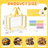 8pcs NEW Extra large color Toy Storage Bags with Zipper and Labels, Clear PVC Waterproof Toy Organizers Bags for Board