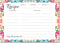 Pioneer Woman Style Floral Recipe Cards: 100 Pcs Flower Recipe Cards, Perfect for Bridal Shower