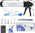GGYCASE 2LB 5 Nozzles 3 Large Capacity Stainless Steel Jerky Gun Kits, Sausage Stuffer Machine, Meat Gun, Beef Jerky